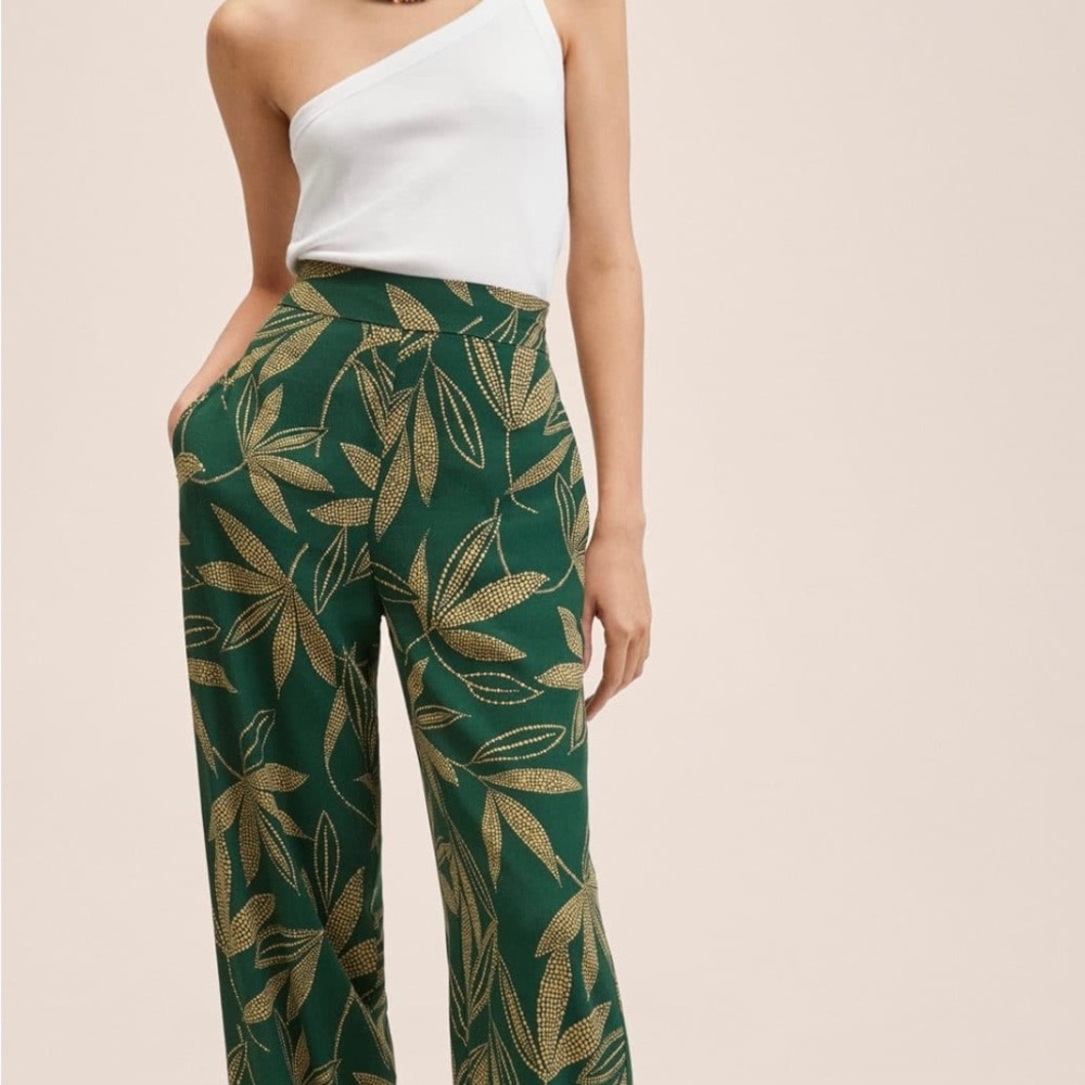 MANGO Claudie Printed Culottes